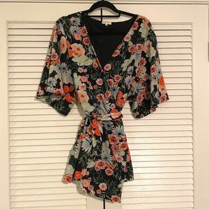 Kiyonna Wrap Floral Top